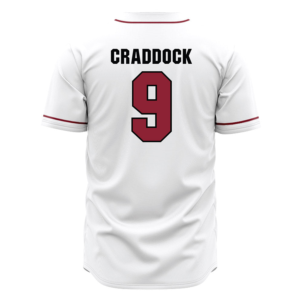 South Carolina - NCAA Baseball : Will Craddock - White Jersey-1