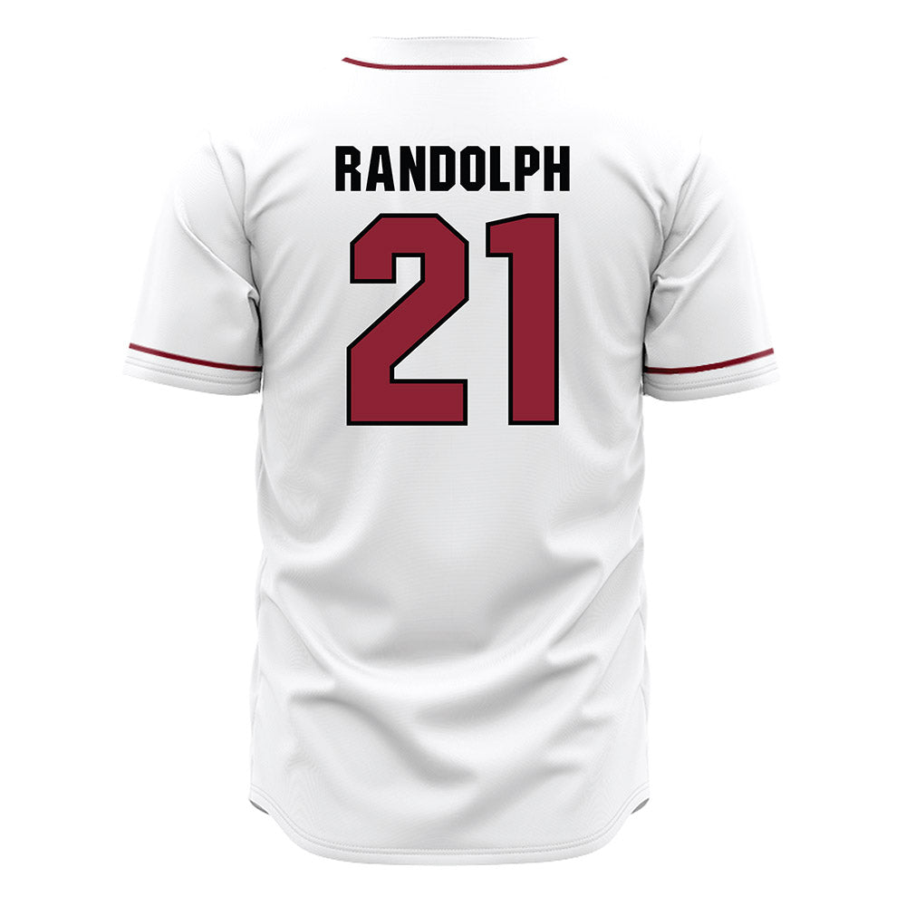 South Carolina - NCAA Baseball : Jake Randolph - White Jersey-1