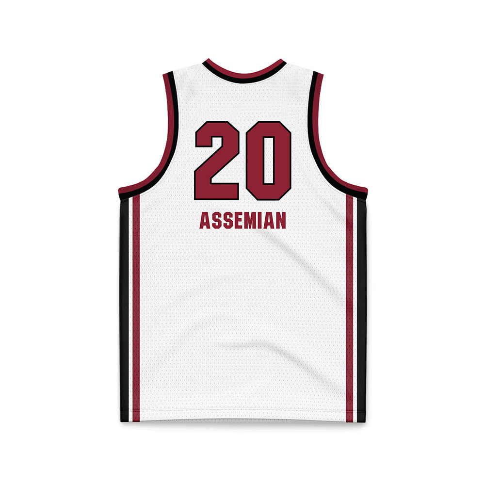 South Carolina - NCAA Men's Basketball : Hayden Assemian - White Basketball Jersey-1