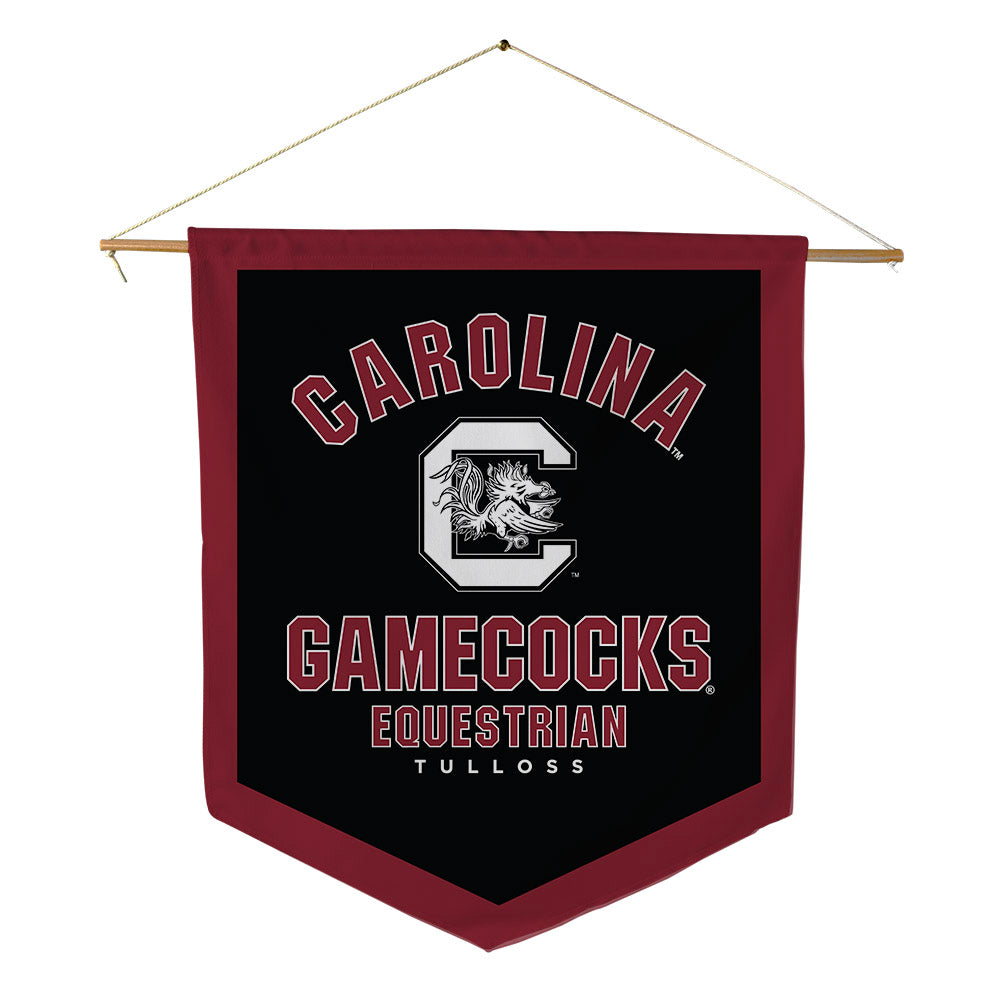 South Carolina - NCAA Equestrian : Carson Tulloss - Pennant - 18" x 21"-0