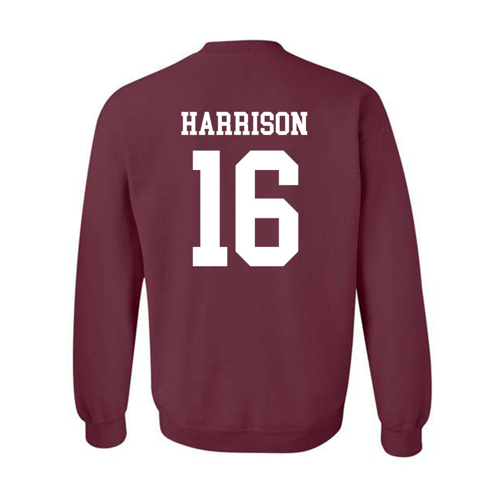 Texas A&M - NCAA Baseball : Connor Harrison - Classic Shersey Crewneck Sweatshirt-1