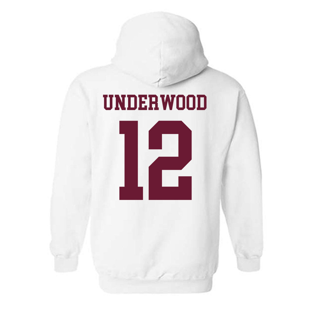 Texas A&M - NCAA Women's Volleyball : Ava Underwood - Classic Shersey Hooded Sweatshirt-1