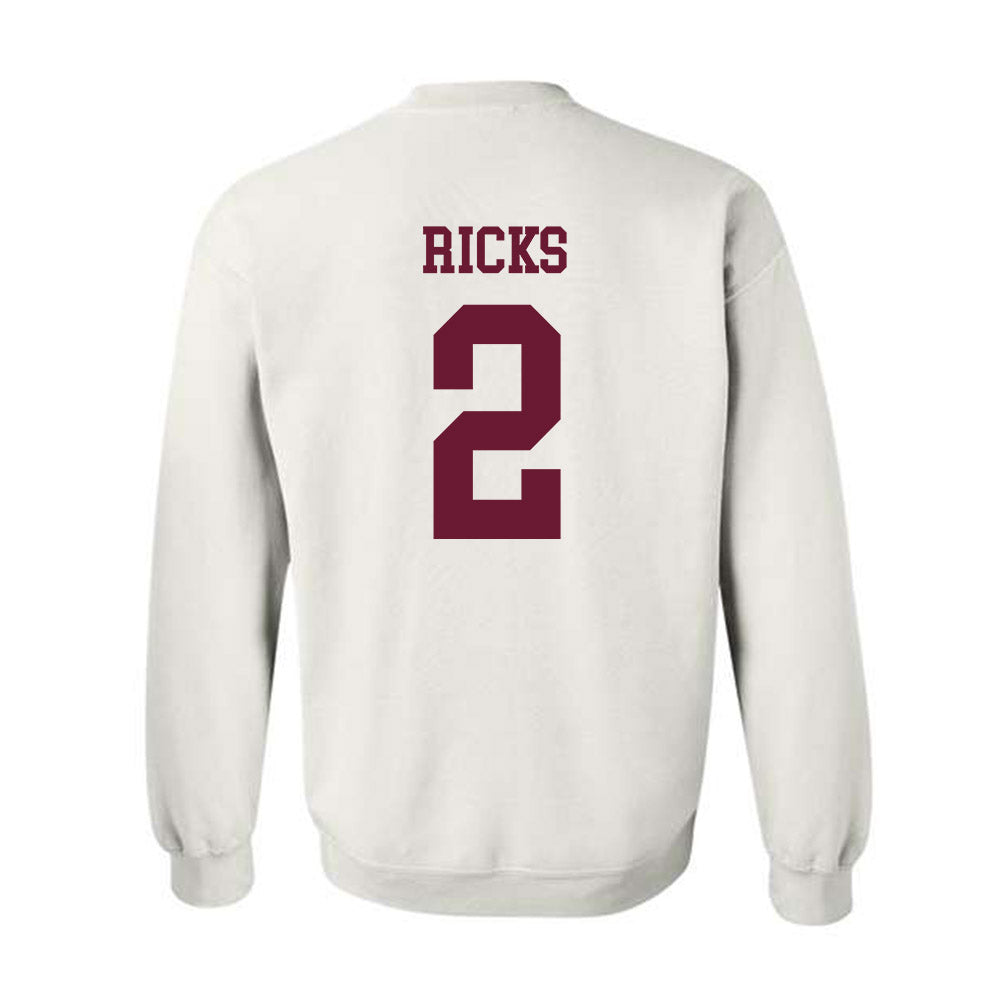 Texas A&M - NCAA Football : Dezz Ricks - Classic Shersey Crewneck Sweatshirt-1