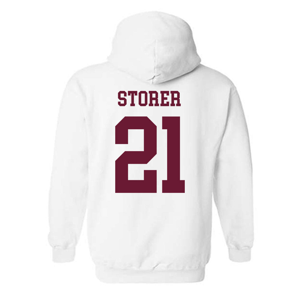 Texas A&M - NCAA Women's Soccer : Holly Storer - Classic Shersey Hooded Sweatshirt-1