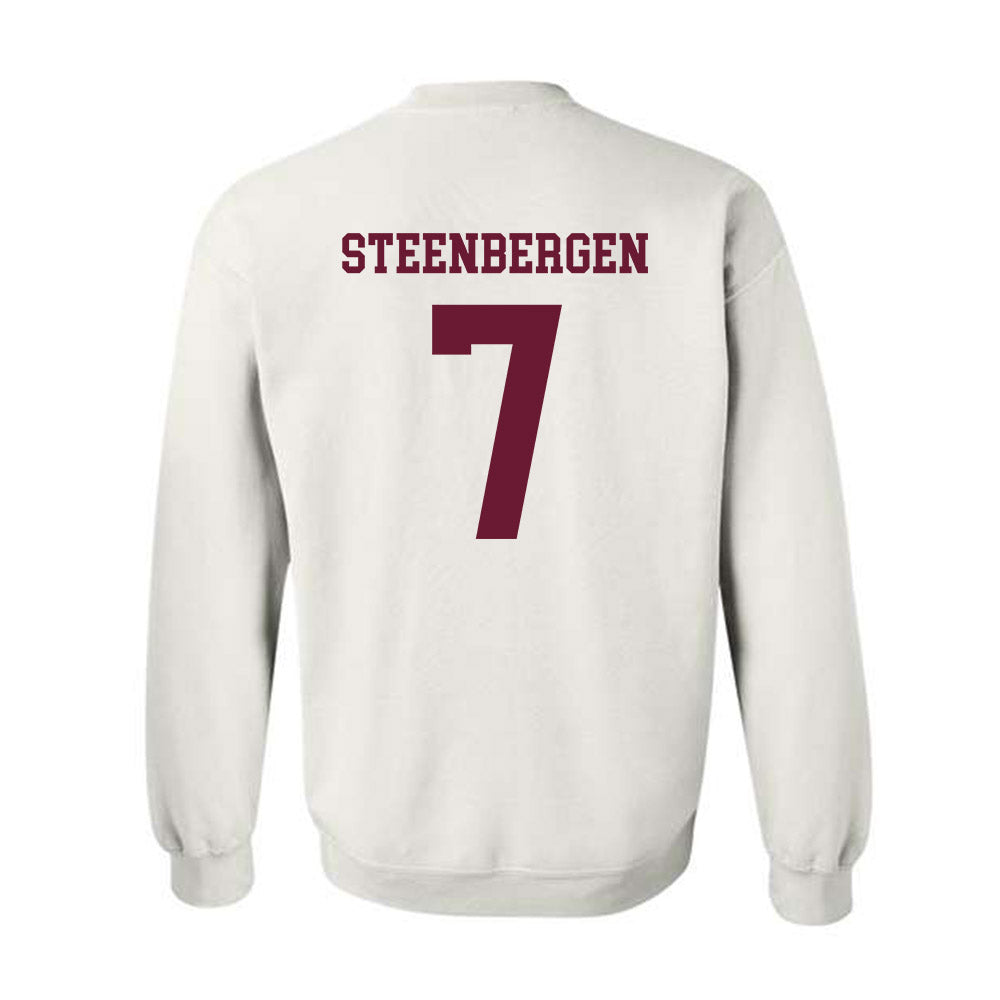 Texas A&M - NCAA Women's Basketball : Pien Steenbergen - Classic Shersey Crewneck Sweatshirt-1