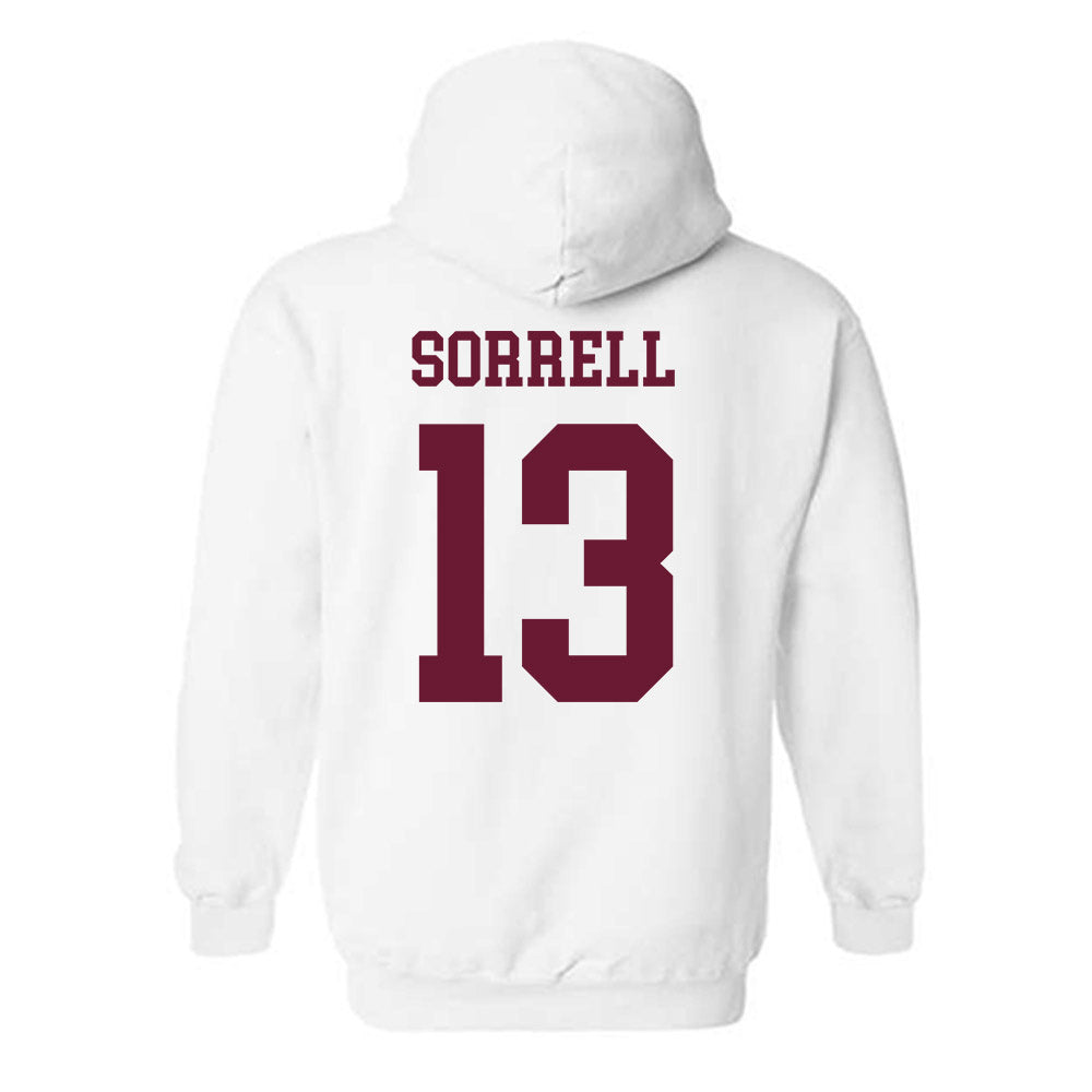 Texas A&M - NCAA Baseball : Caden Sorrell - Classic Shersey Hooded Sweatshirt-1