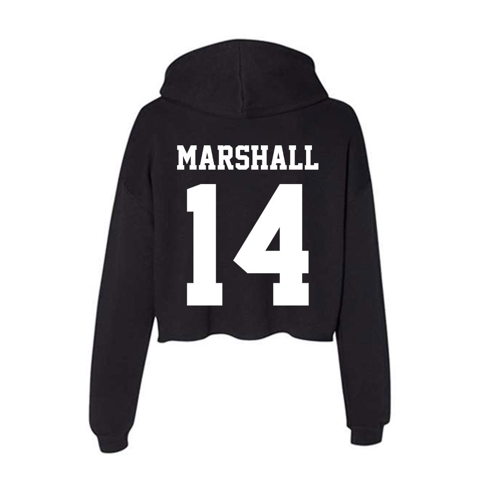Penn State - NCAA Men's Soccer : Morgan Marshall - Classic Shersey Women's Crop Fleece Hoodie-1