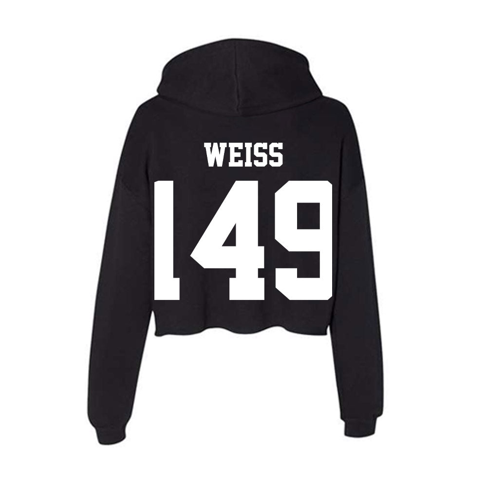 Penn State - NCAA Wrestling : Brock Weiss - Classic Shersey Women's Crop Fleece Hoodie-1