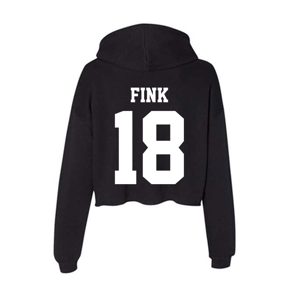 Penn State - NCAA Men's Ice Hockey : Aiden Fink - Classic Shersey Women's Crop Fleece Hoodie-1