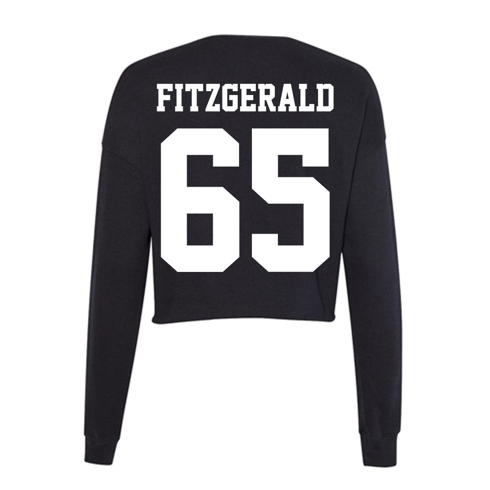 Penn State - NCAA Football : Jim Fitzgerald - Classic Shersey Women's Cropped Crew Fleece-1