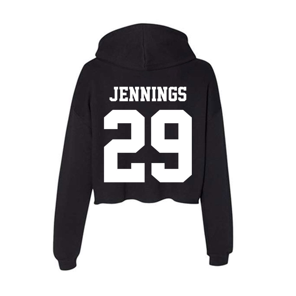 Penn State - NCAA Football : Daniel Jennings - Classic Shersey Women's Crop Fleece Hoodie-1