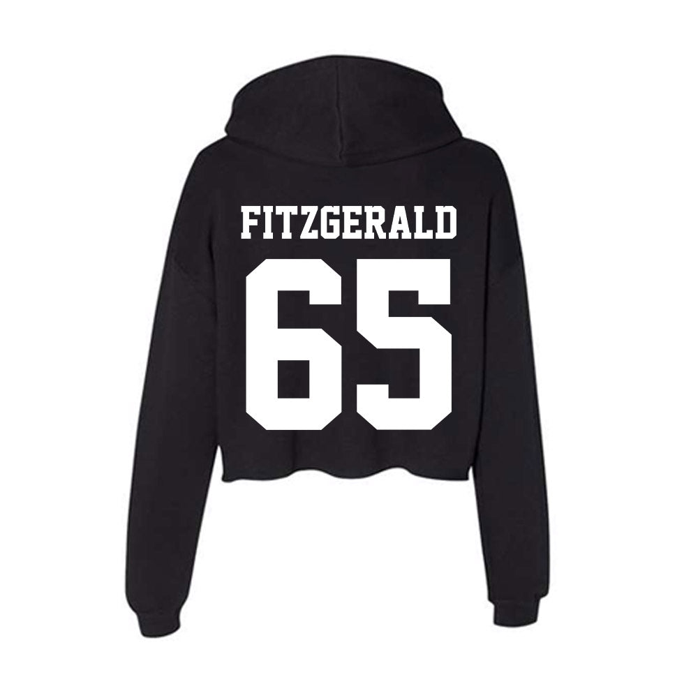 Penn State - NCAA Football : Jim Fitzgerald - Classic Shersey Women's Crop Fleece Hoodie-1