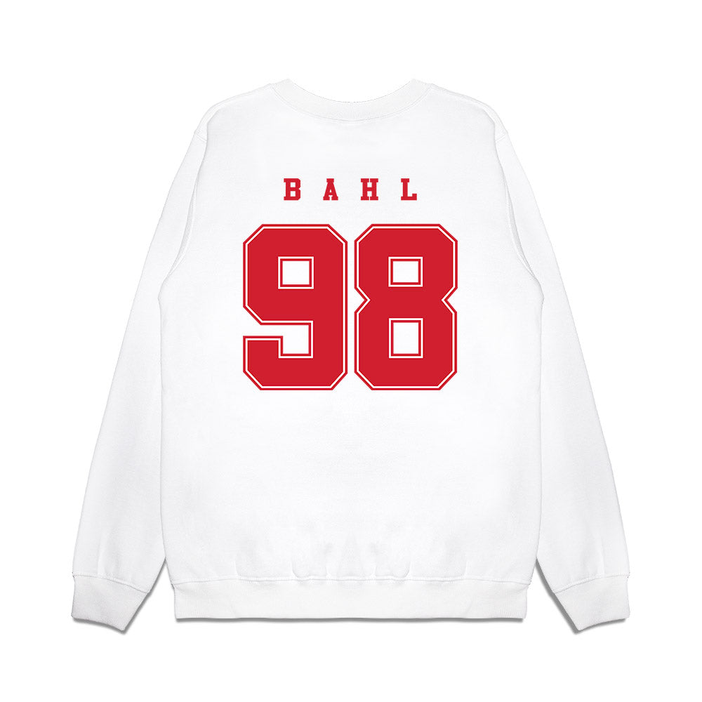 Nebraska - NCAA Softball : Jordyn Bahl - Premium Crewneck Sweatshirt-1