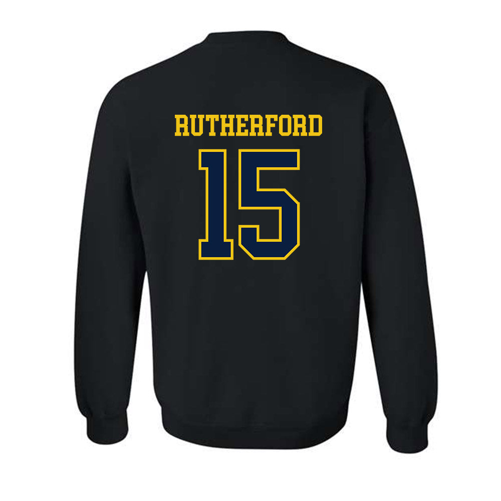 Michigan - NCAA Women's Lacrosse : Maya Rutherford - Sports Shersey Crewneck Sweatshirt-1