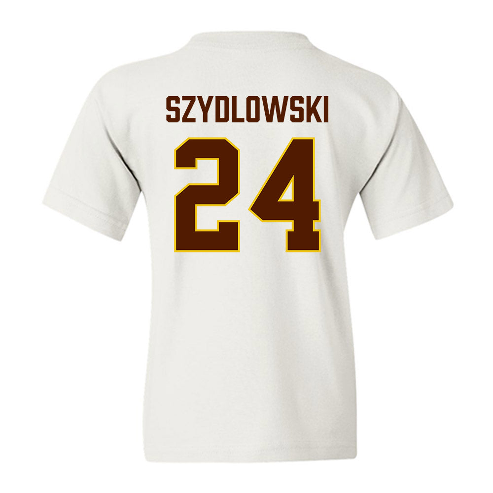 Western Michigan - NCAA Men's Ice Hockey : Garrett Szydlowski - Replica Shersey Youth T-Shirt-1