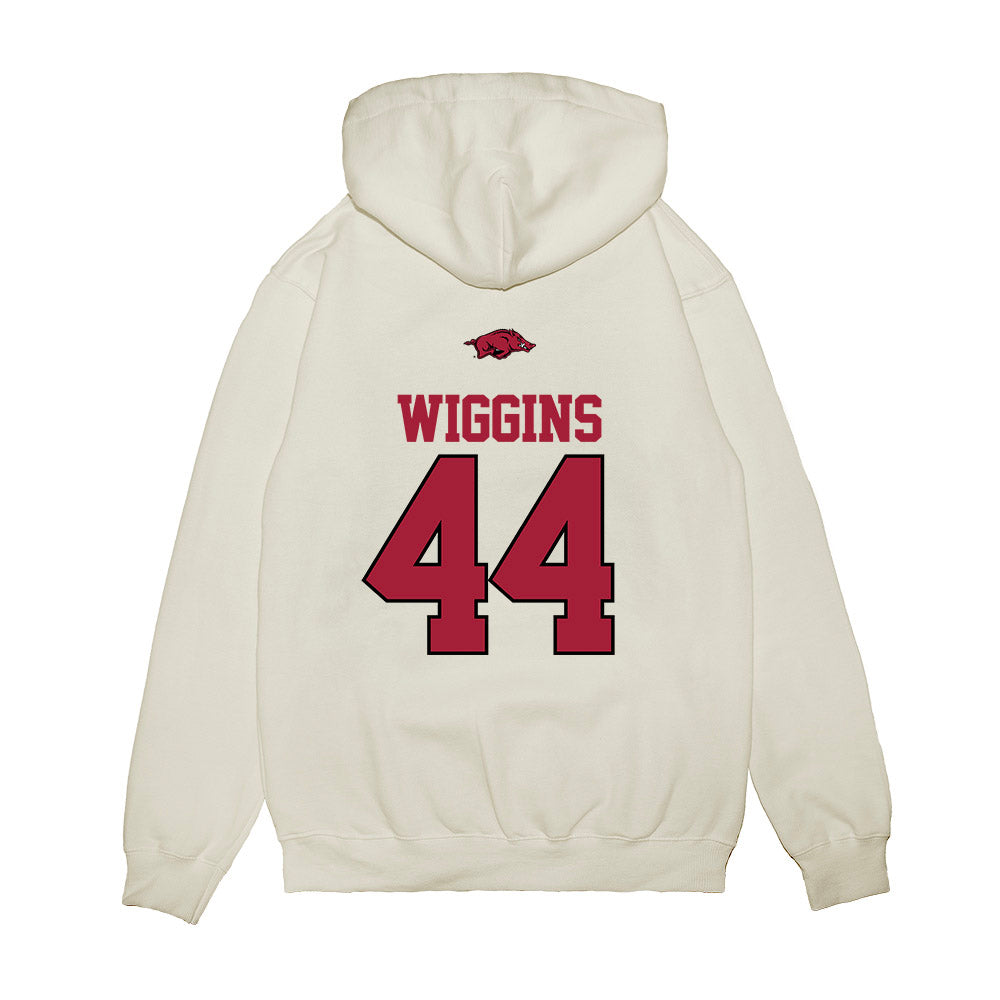 Arkansas - NCAA Baseball : Carson Wiggins - USA Premium Hooded Sweatshirt-1