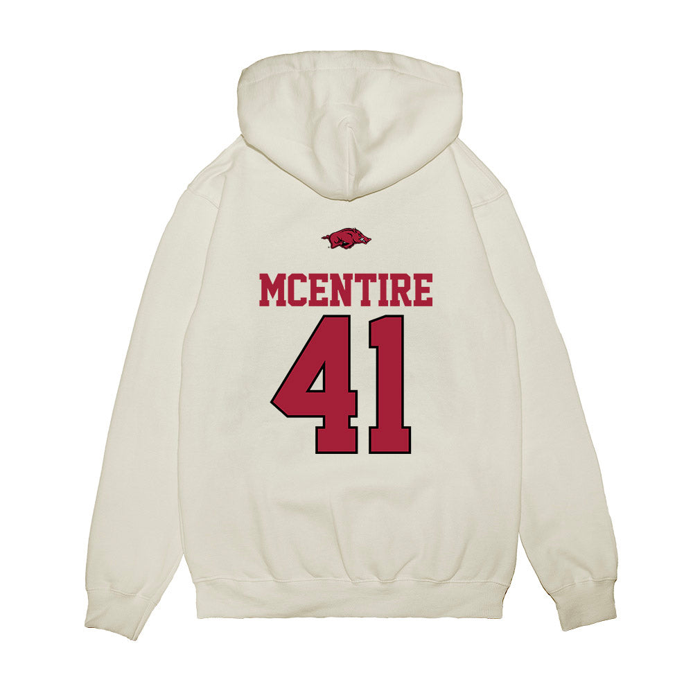 Arkansas - NCAA Baseball : Will McEntire - USA Premium Hooded Sweatshirt-1