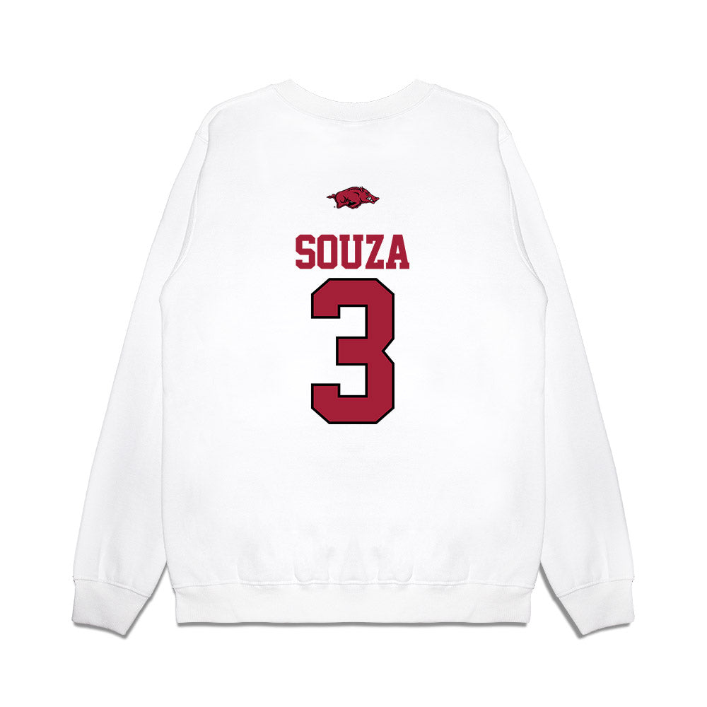 Arkansas - NCAA Baseball : Nolan Souza - USA Premium Crewneck Sweatshirt-1