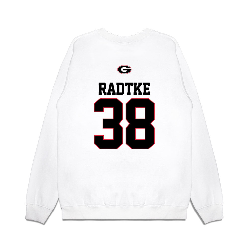 Georgia - NCAA Baseball : DJ Radtke - USA Raglan Premium Crewneck Sweatshirt-1