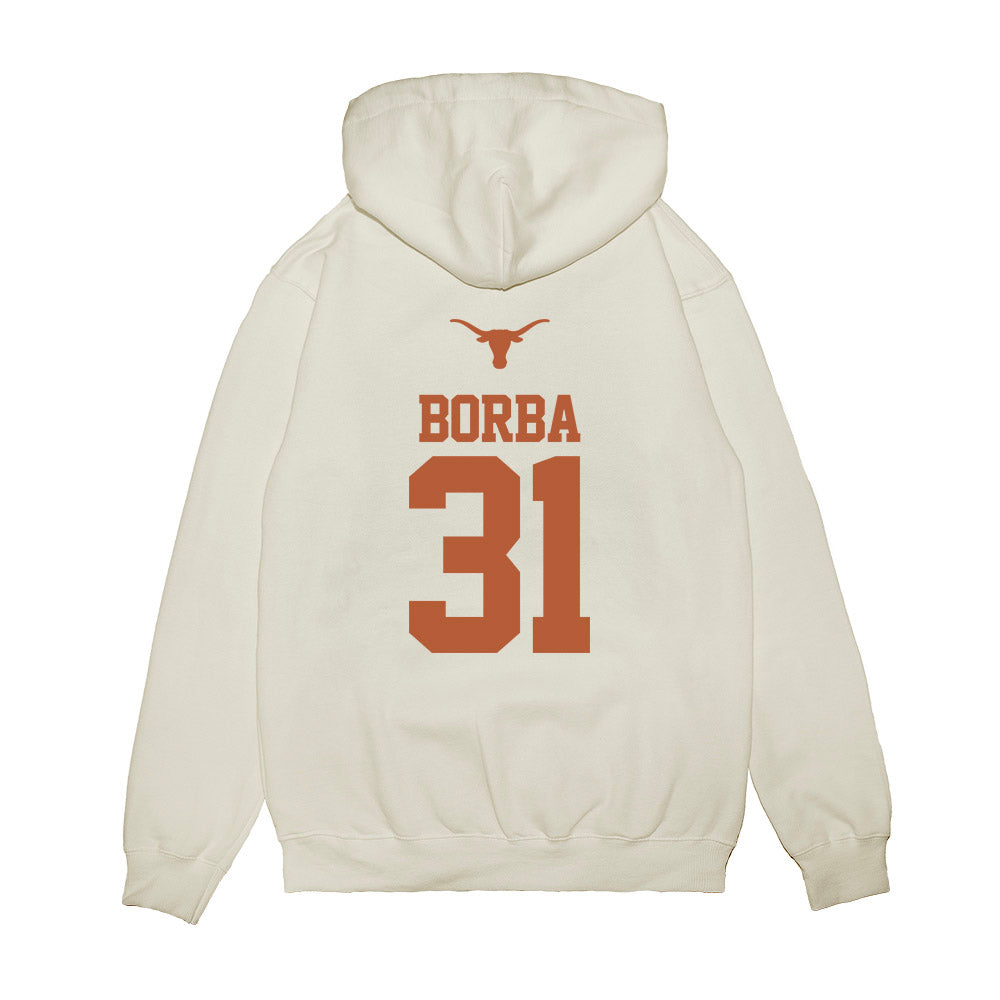 Texas - NCAA Baseball : Casey Borba - USA Raglan Premium Hooded Sweatshirt-1