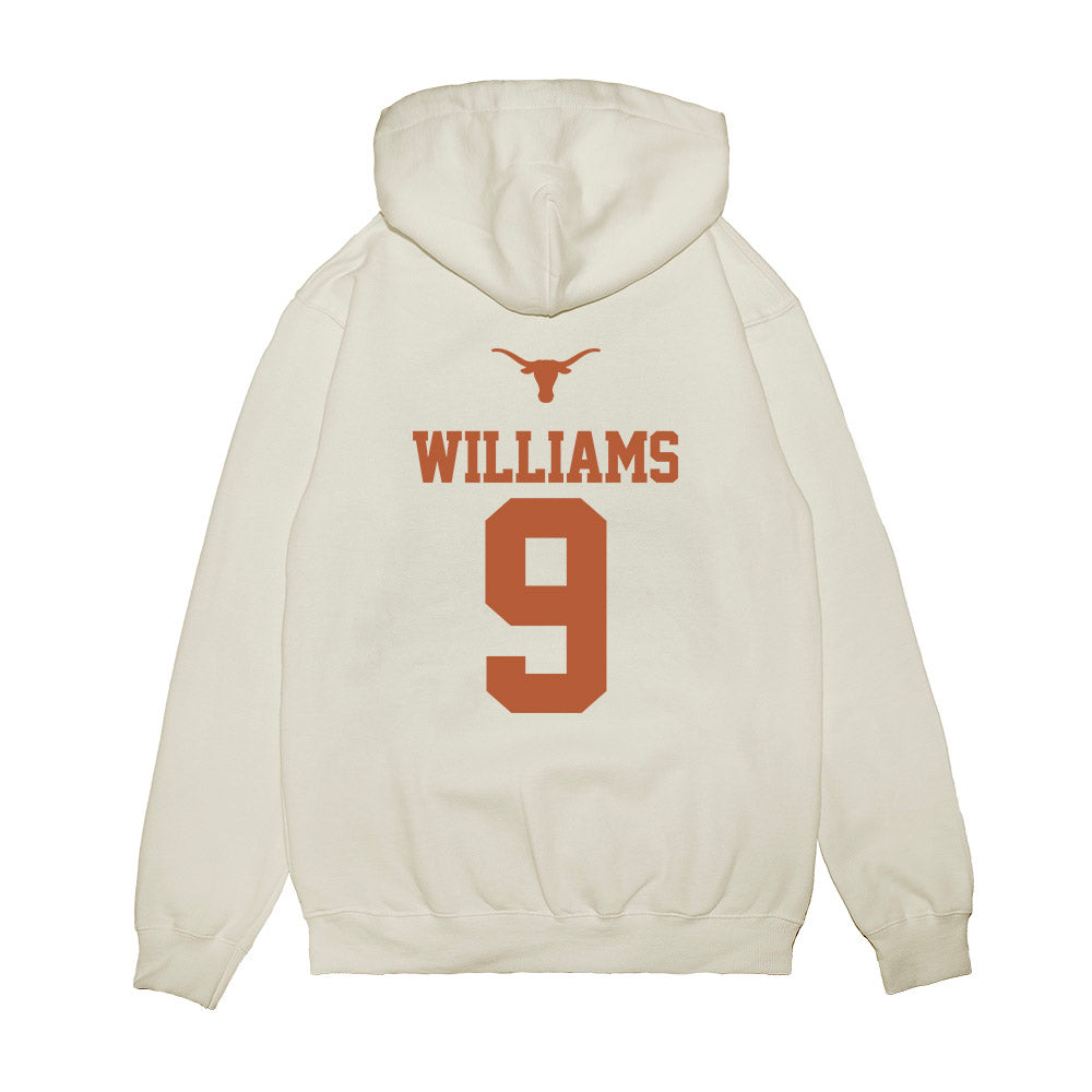 Texas - NCAA Baseball : Jonah Williams - USA Raglan Premium Hooded Sweatshirt-1