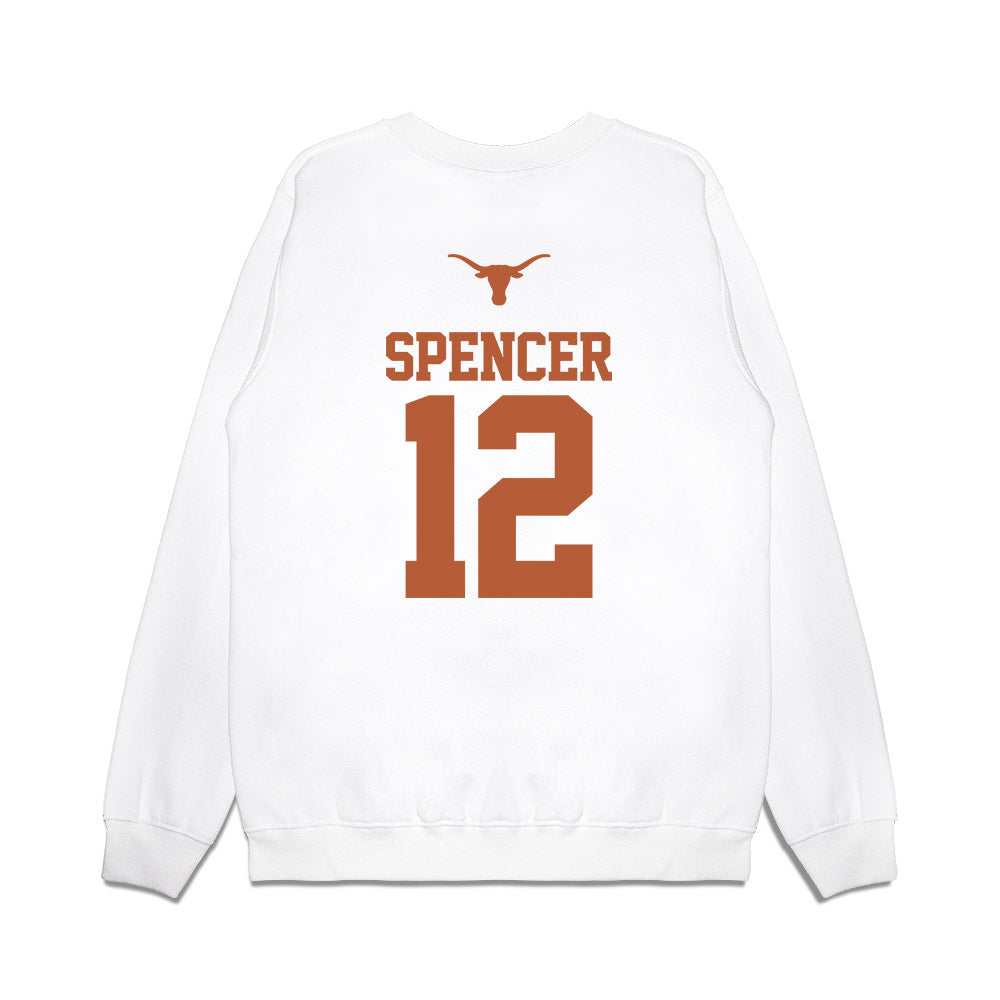 Texas - NCAA Baseball : Jared Spencer - USA Raglan Premium Crewneck Sweatshirt-1