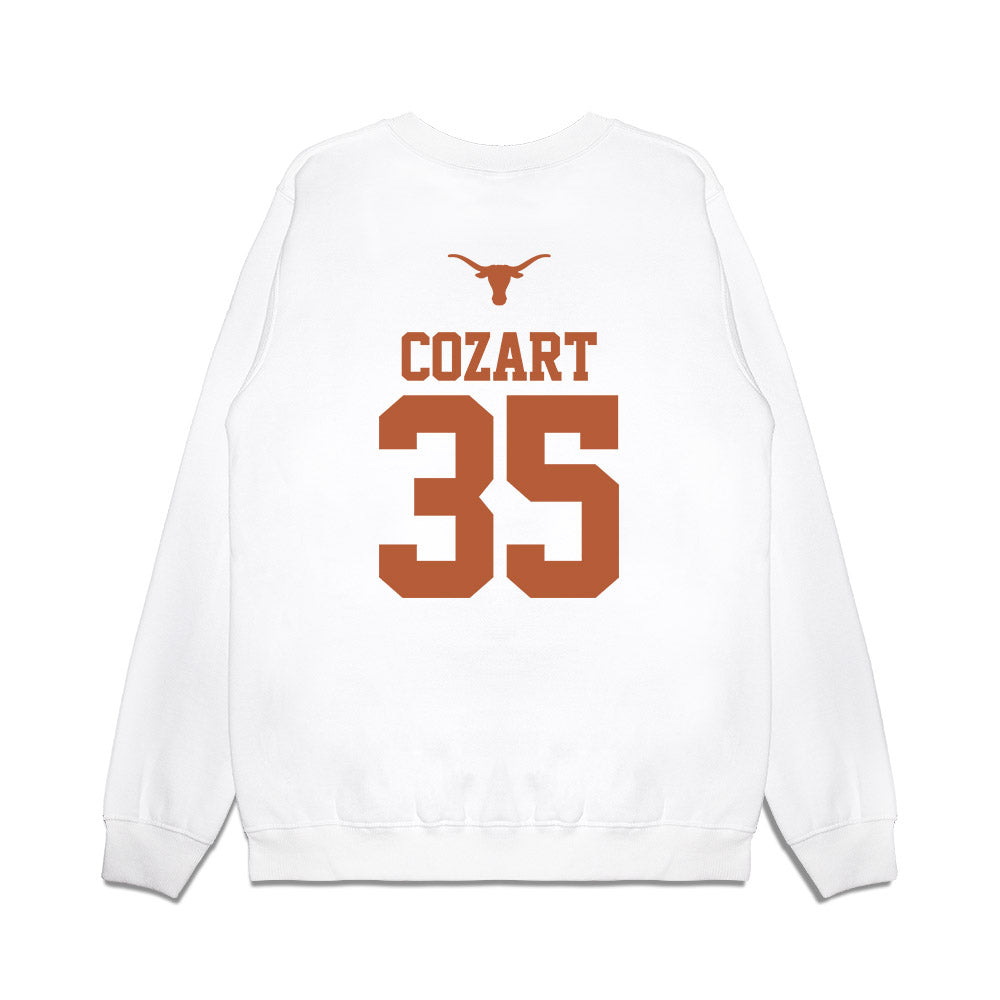 Texas - NCAA Baseball : Samuel Cozart - USA Raglan Premium Crewneck Sweatshirt-1