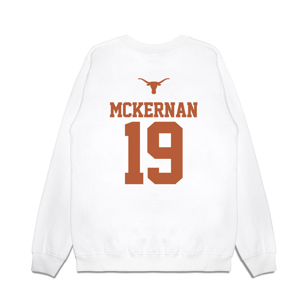 Texas - NCAA Baseball : Jack Mckernan - USA Raglan Premium Crewneck Sweatshirt-1