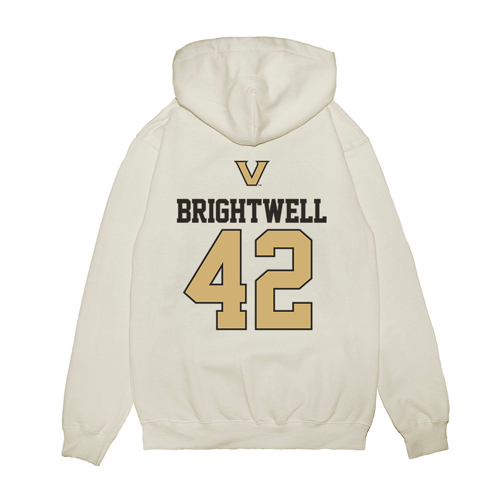 Vanderbilt - NCAA Baseball : Collin Brightwell - USA Premium Hooded Sweatshirt-1