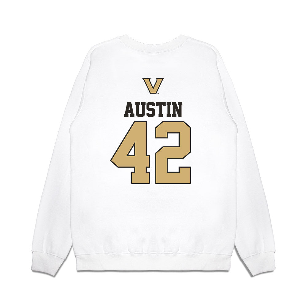 Vanderbilt - NCAA Baseball : Reginald Austin - USA Premium Crewneck Sweatshirt-1