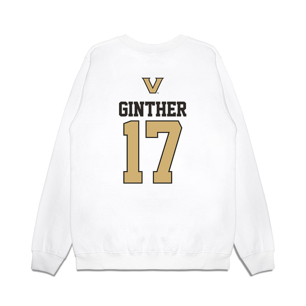Vanderbilt - NCAA Baseball : Ryan Ginther - USA Premium Crewneck Sweatshirt-1