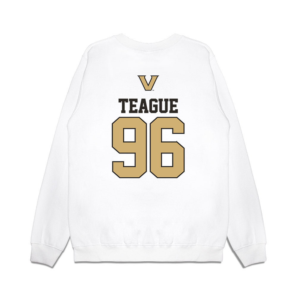 Vanderbilt - NCAA Baseball : Nathan Teague - USA Premium Crewneck Sweatshirt-1
