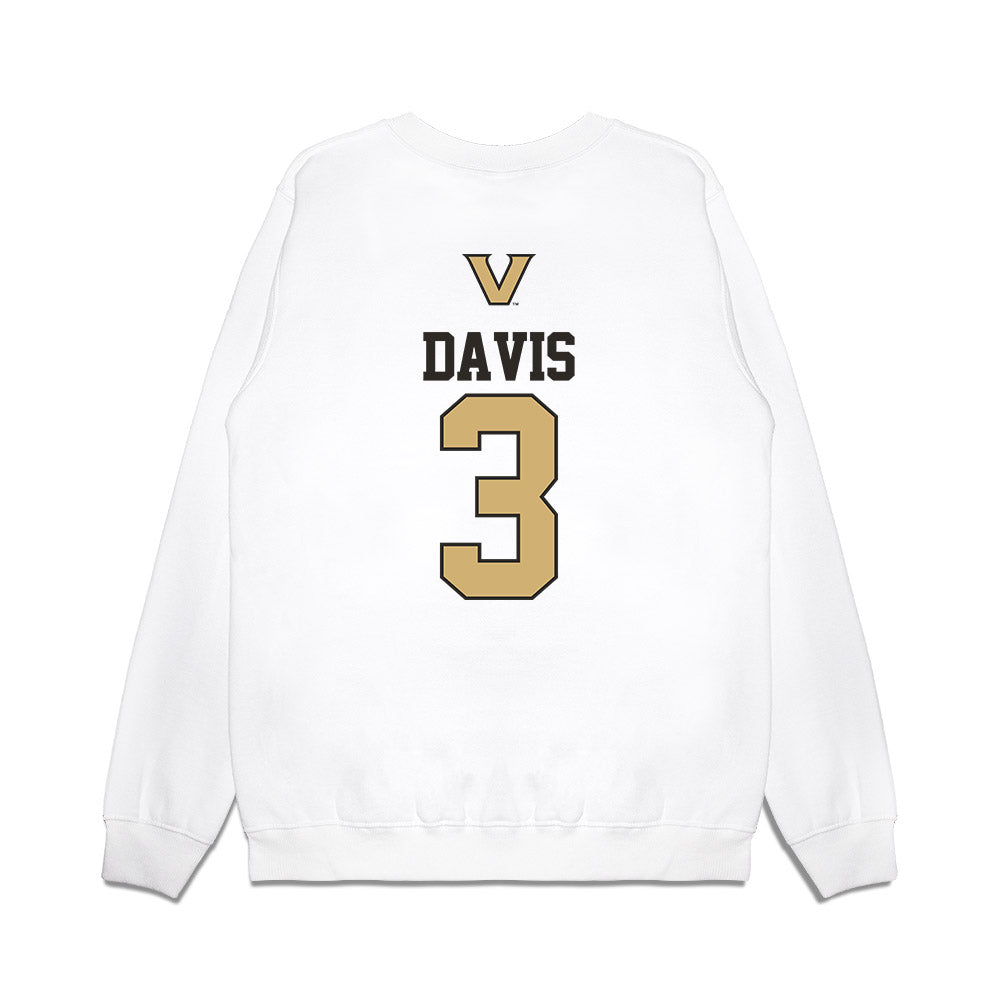 Vanderbilt - NCAA Baseball : Jayden Davis - USA Premium Crewneck Sweatshirt-1