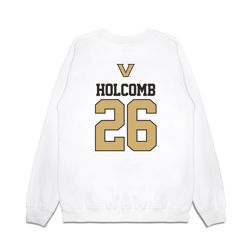 Vanderbilt - NCAA Baseball : Braden Holcomb - USA Premium Crewneck Sweatshirt-1