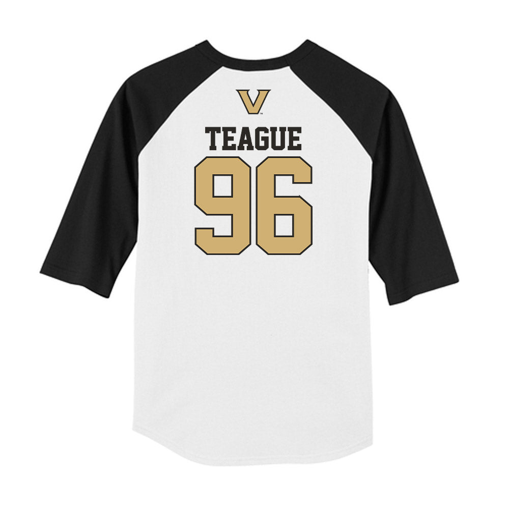 Vanderbilt - NCAA Baseball : Nathan Teague - USA Raglan Shirt-1