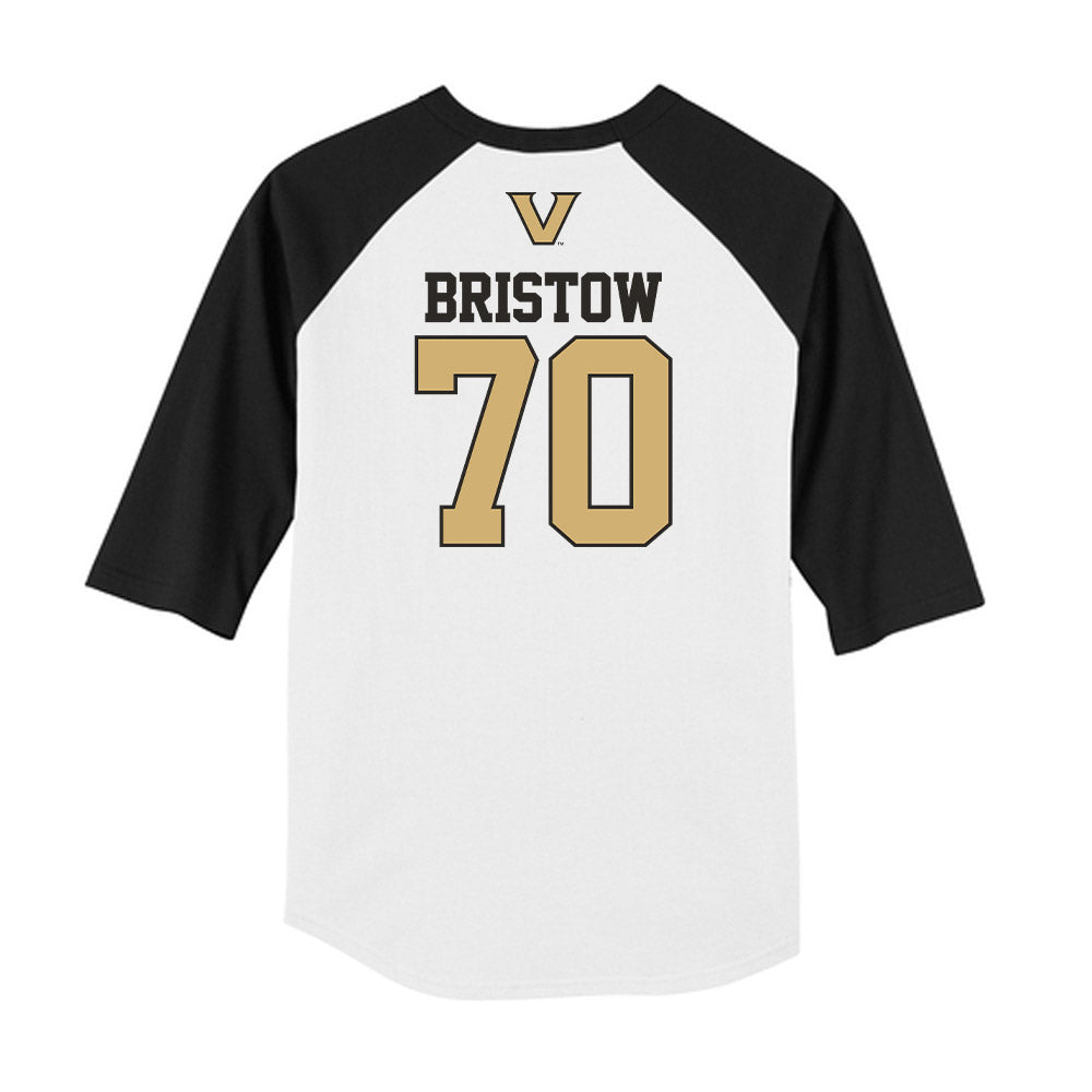 Vanderbilt - NCAA Baseball : Tristan Bristow - USA Raglan Shirt-1