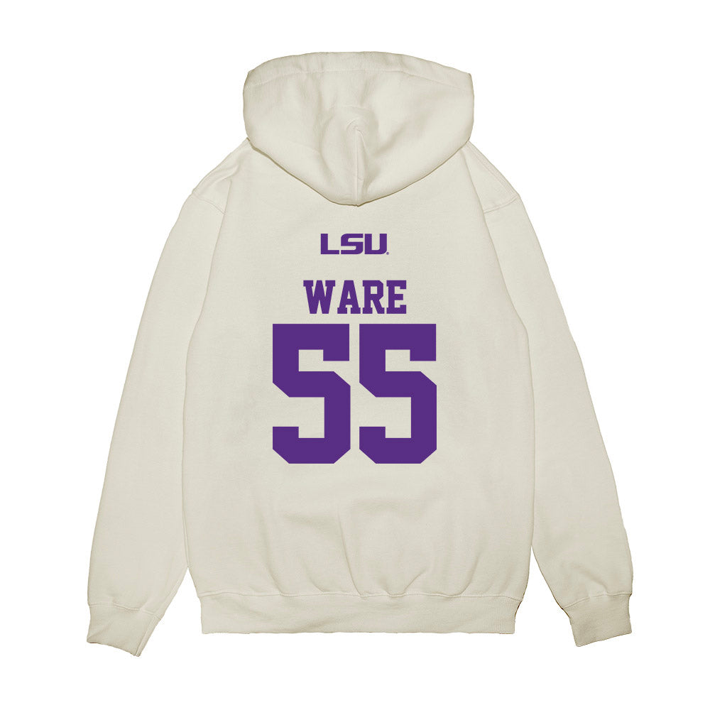 LSU - NCAA Baseball : Conner Ware - USA Premium Hooded Sweatshirt-1