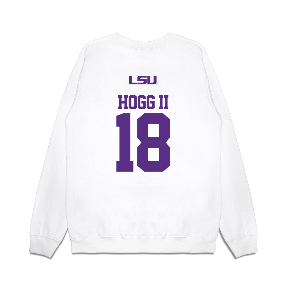 LSU - NCAA Baseball : David Hogg II - USA Premium Crewneck Sweatshirt-1