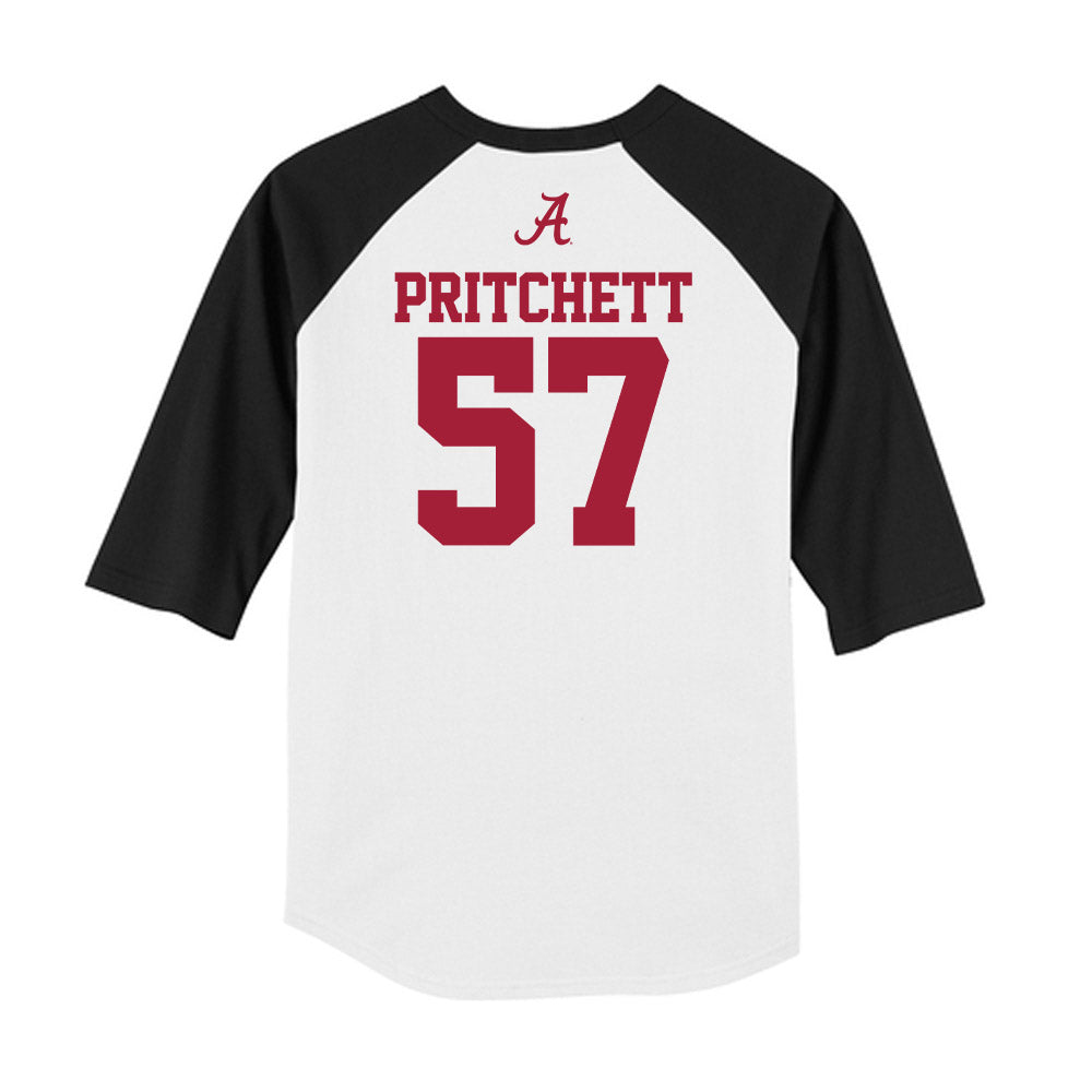 Alabama - NCAA Football : Elijah Pritchett - USA Raglan Raglan Shirt-1