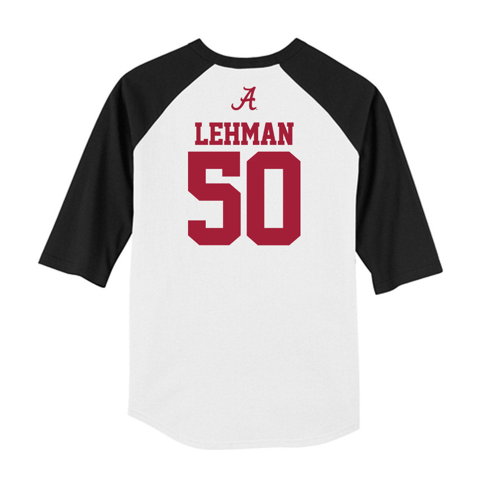 Alabama - NCAA Baseball : Connor Lehman - USA Raglan Raglan Shirt-1