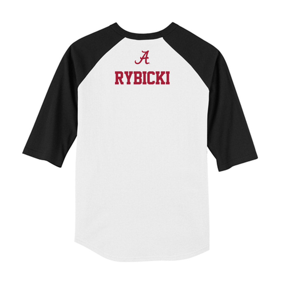 Alabama - NCAA Women's Gymnastics : Rachel Rybicki - USA Raglan Raglan Shirt-1