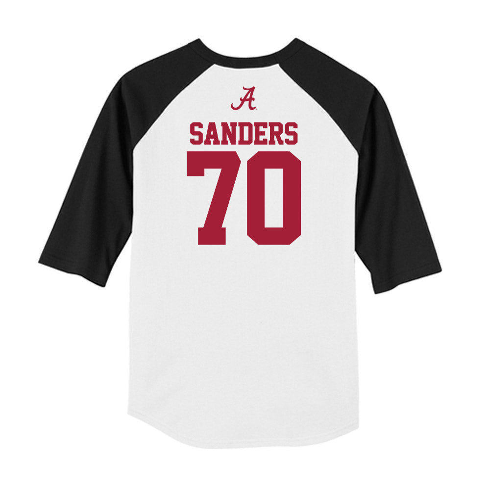 Alabama - NCAA Football : William Sanders - USA Raglan Raglan Shirt-1