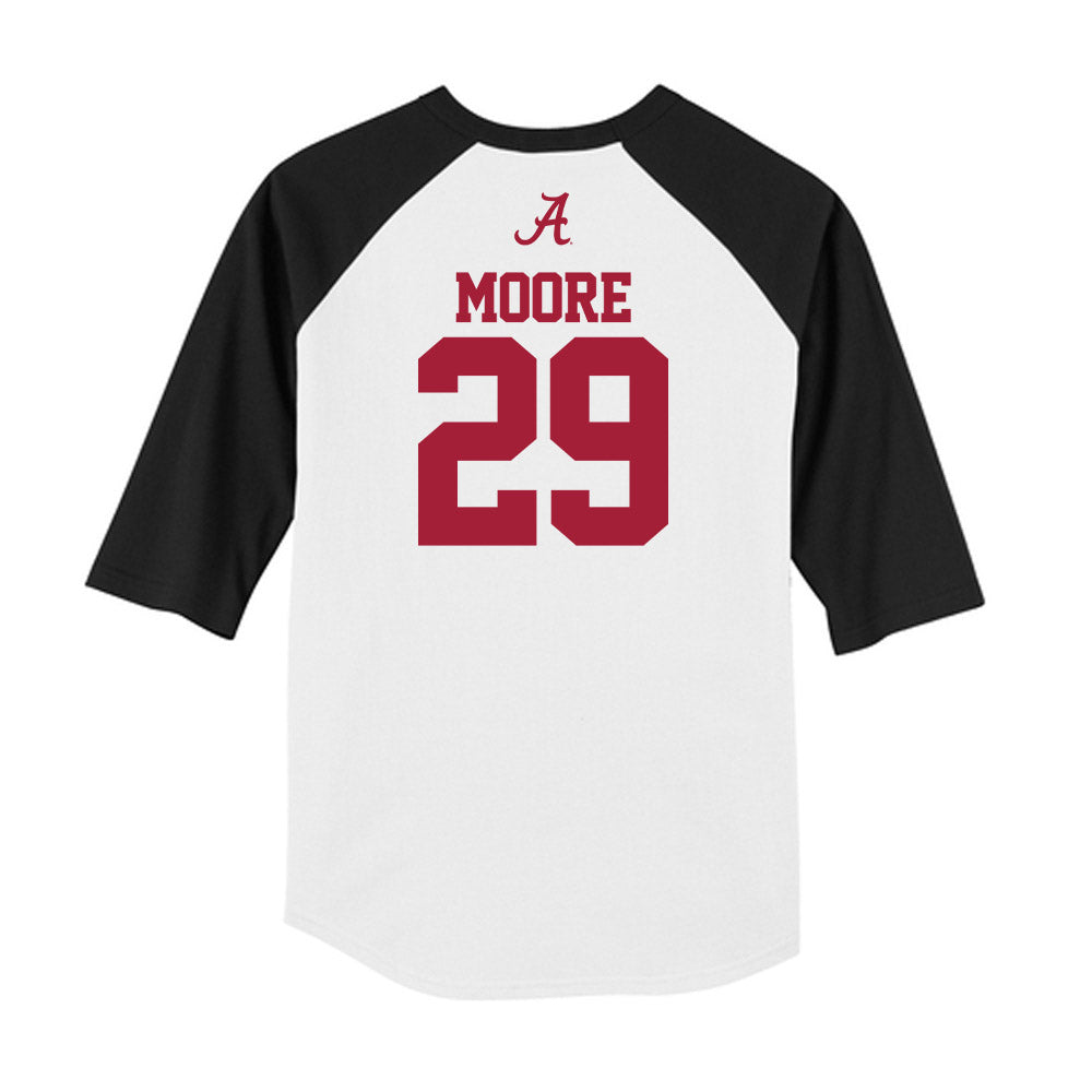 Alabama - NCAA Football : Ayden Moore - USA Raglan Raglan Shirt-1