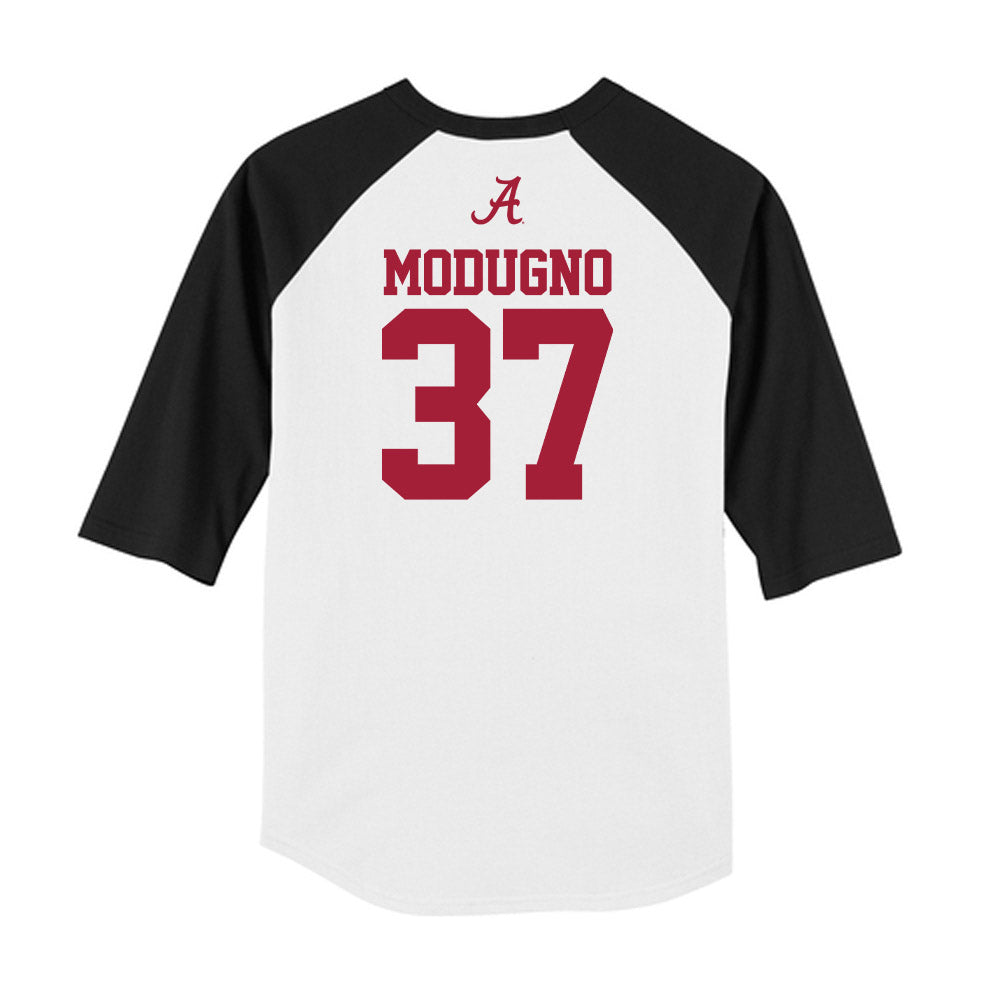 Alabama - NCAA Baseball : Andre Modugno - USA Raglan Raglan Shirt-1