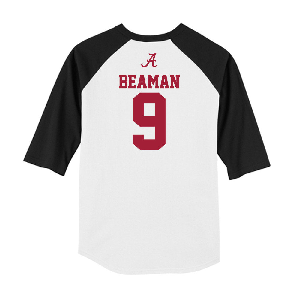Alabama - NCAA Football : Jeremiah Beaman - USA Raglan Raglan Shirt-1
