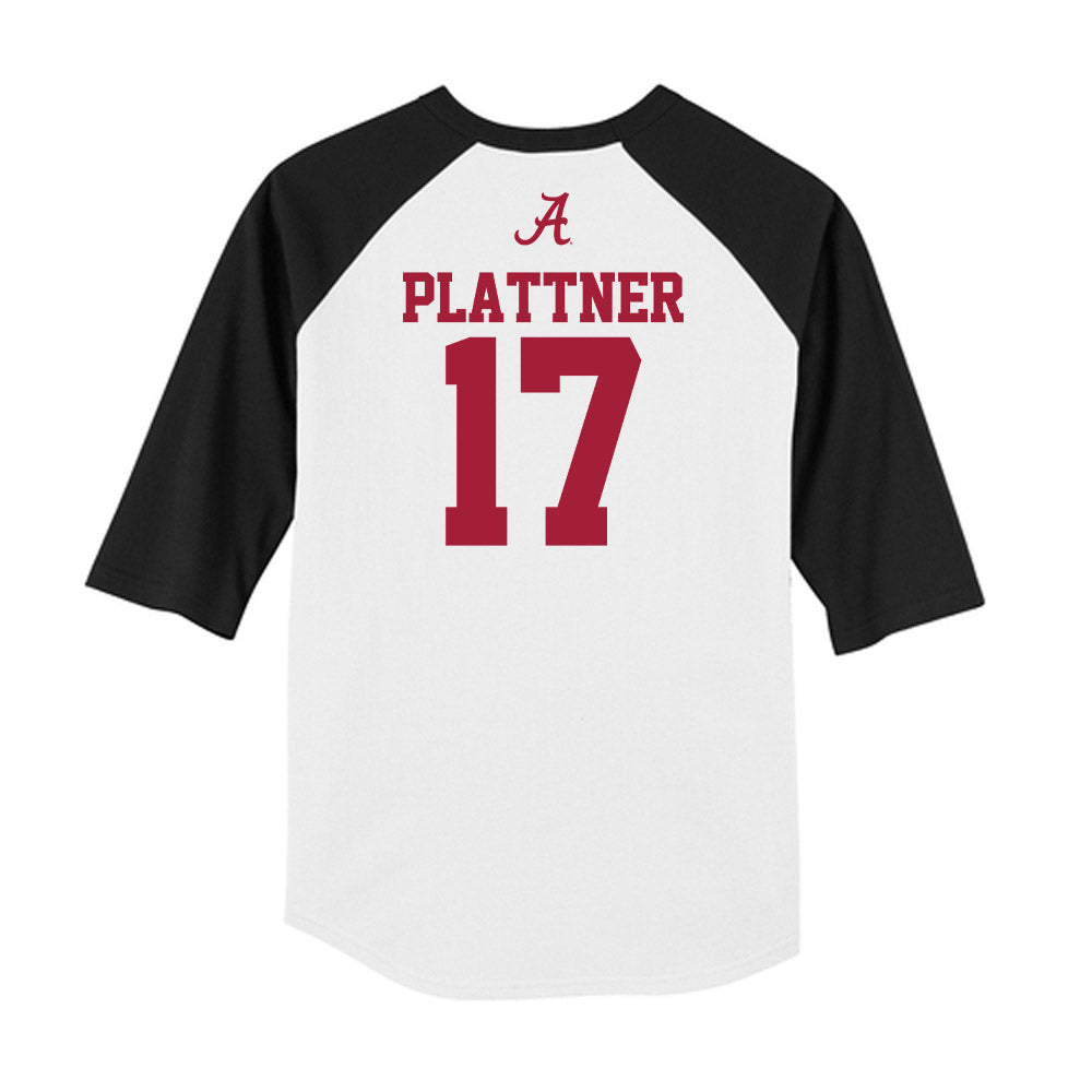 Alabama - NCAA Baseball : Will Plattner - USA Raglan Raglan Shirt-1