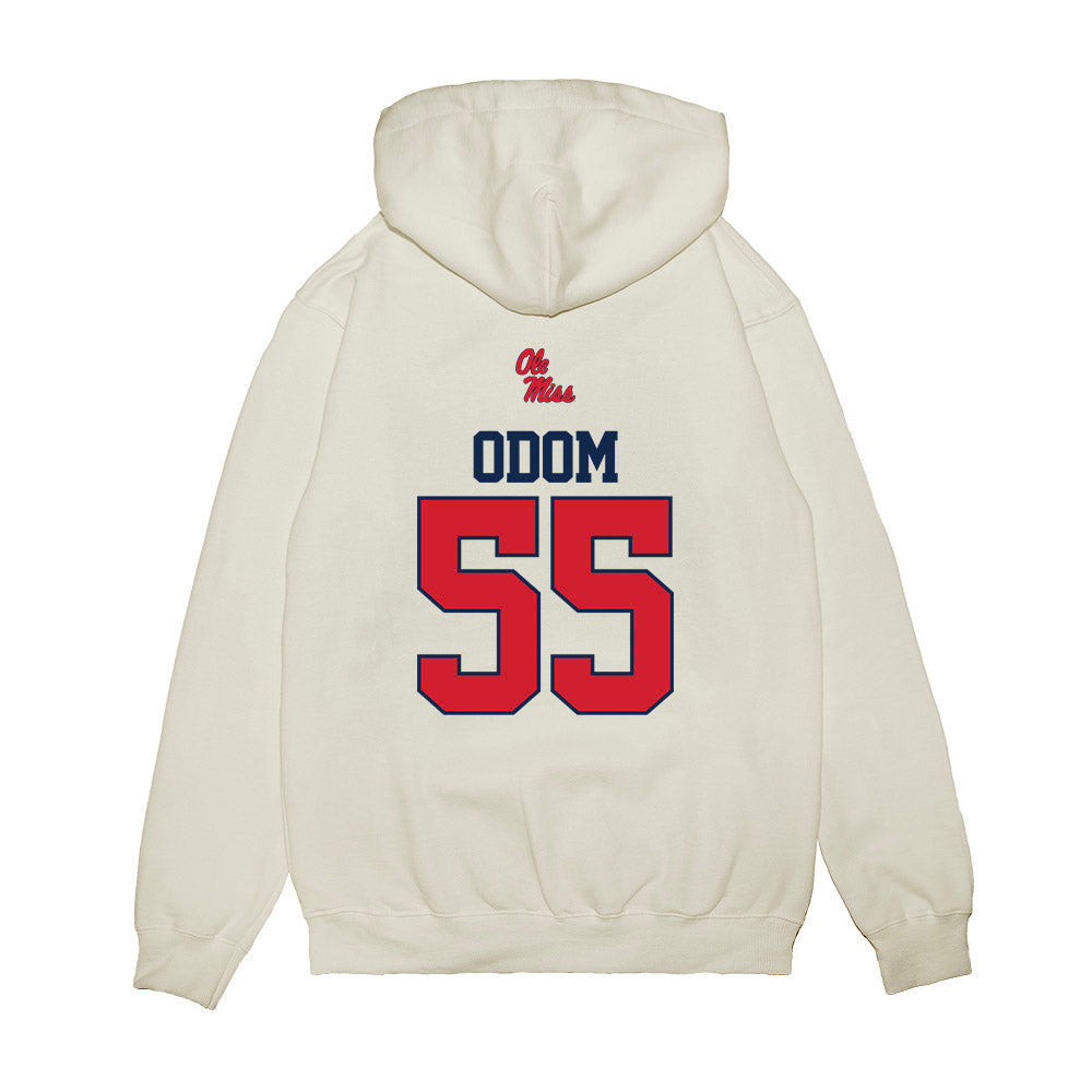 Ole Miss - NCAA Baseball : Leo Odom - USA Premium Hooded Sweatshirt-1