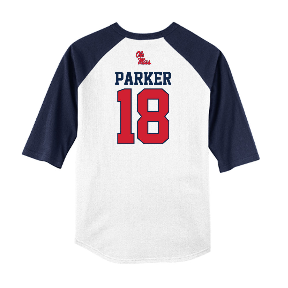 Ole Miss - NCAA Baseball : Greyson Parker - USA Raglan Shirt-1