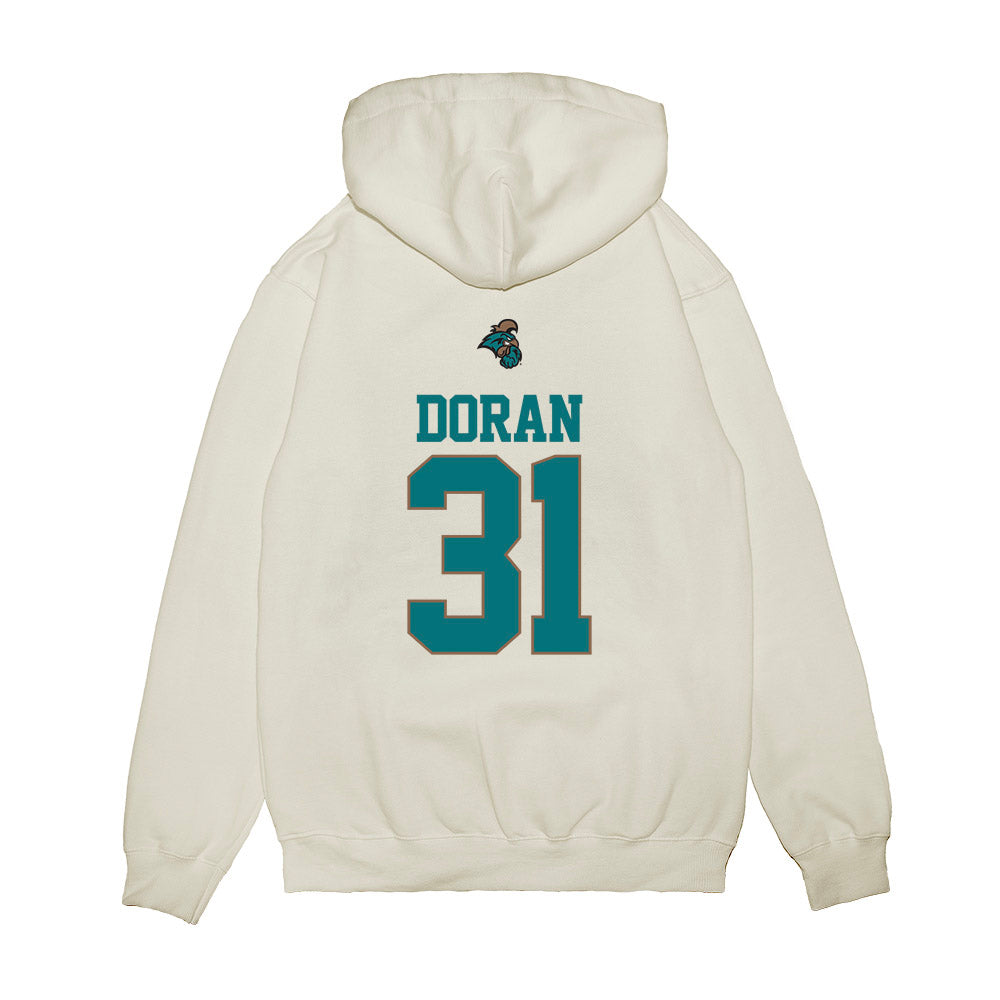 Coastal Carolina - NCAA Baseball : Scott Doran - USA Premium Hooded Sweatshirt-1