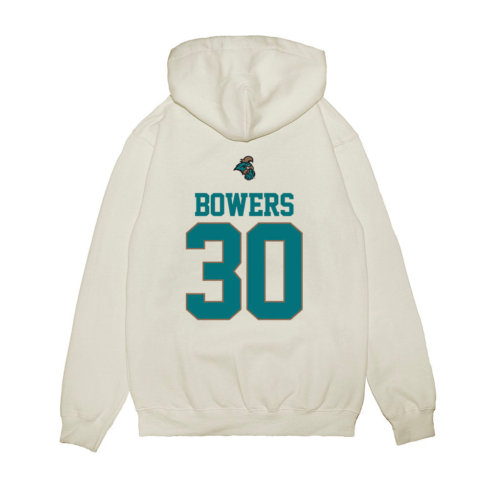 Coastal Carolina - NCAA Baseball : Andrew Bowers - USA Premium Hooded Sweatshirt-1